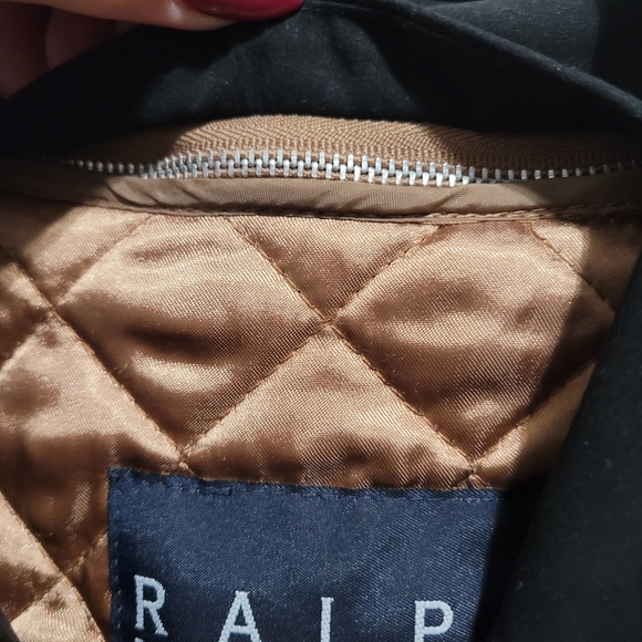 Ralph Lauren blue label mens black trench coat - Picture 10 of 15